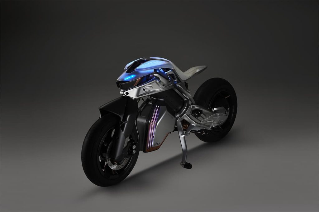 Yamaha Motoroid 2 est un concept de moto à intelligence artificielle conçu comme une "machine vivante"