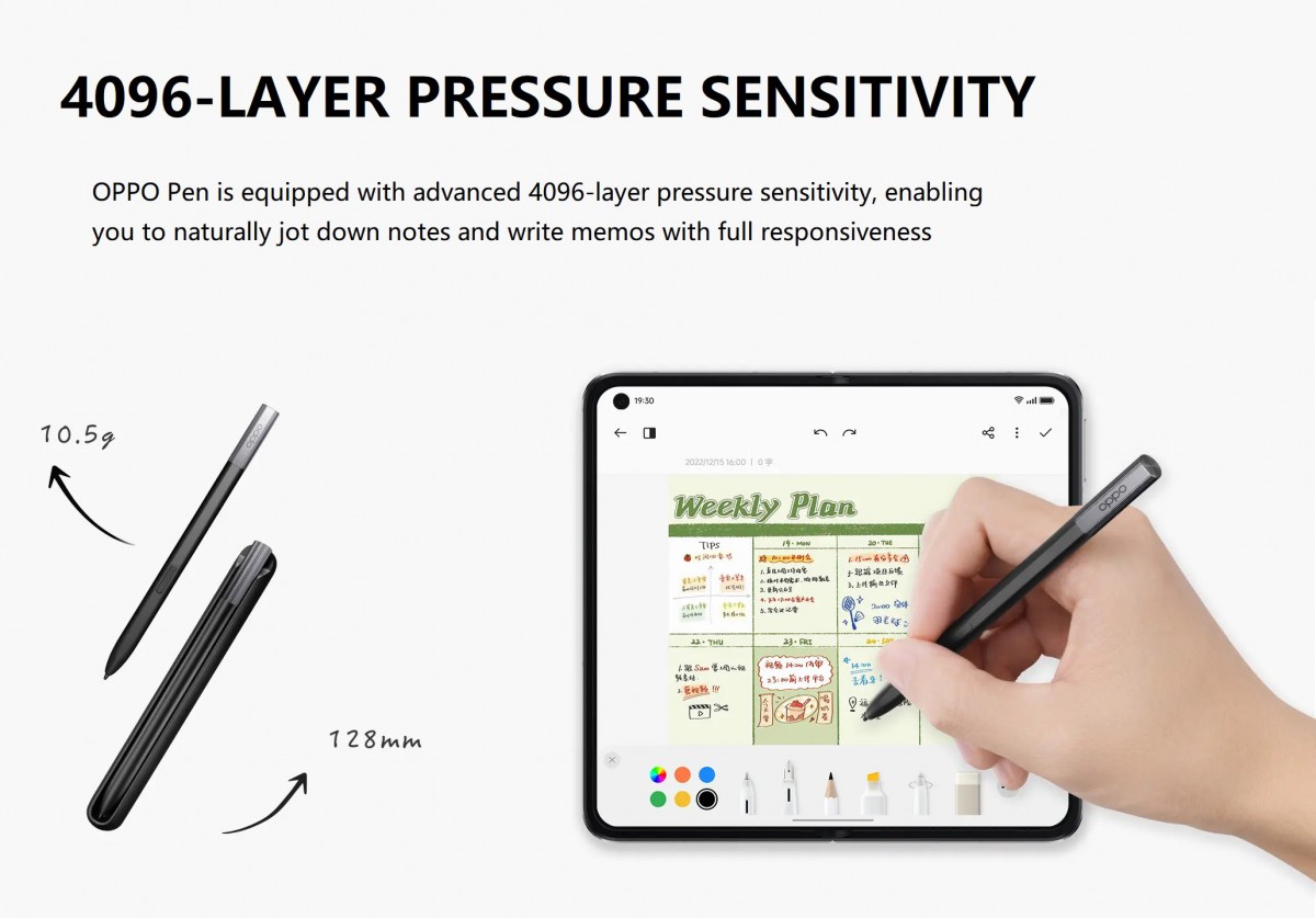 Le OnePlus Open est compatible avec la saisie au stylet