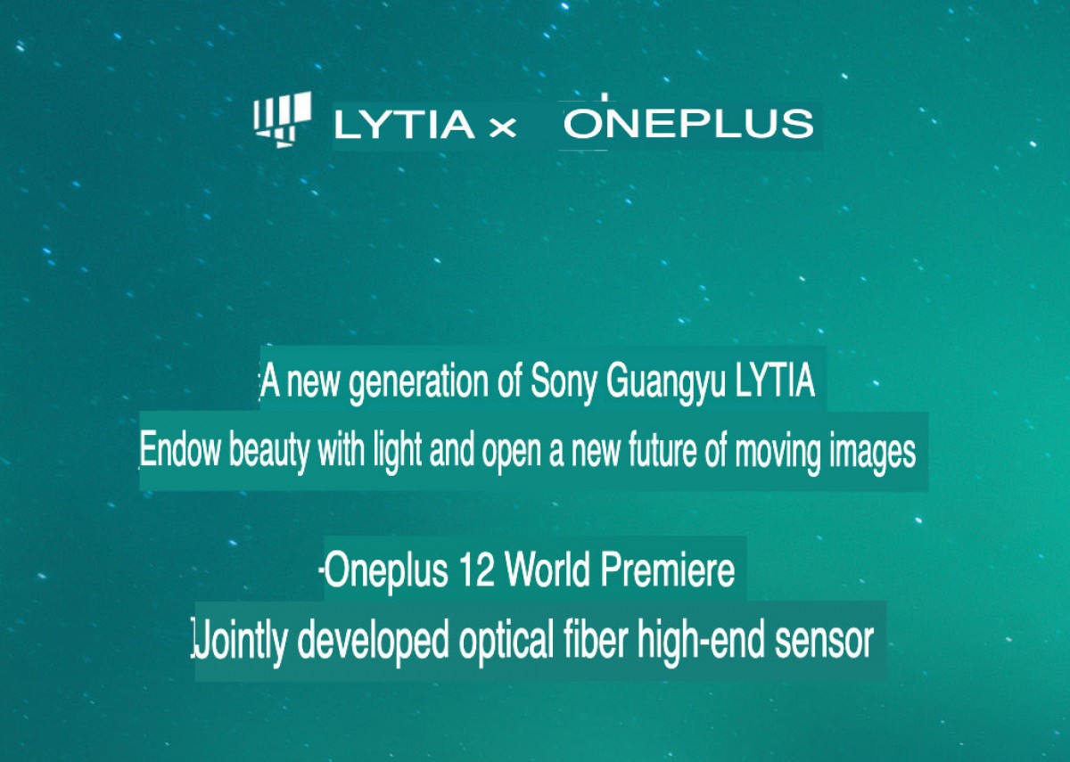 Le OnePlus 12 Intègre le Nouveau Capteur CMOS Lytia à Double Couche de Sony