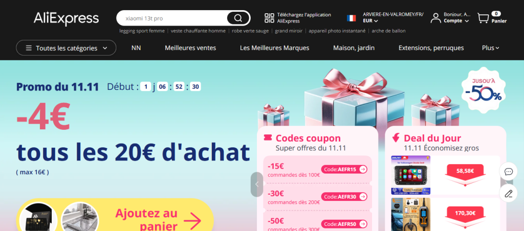 Les Meilleures Offres High-Tech du Single's Day sur AliExpress le 11.11