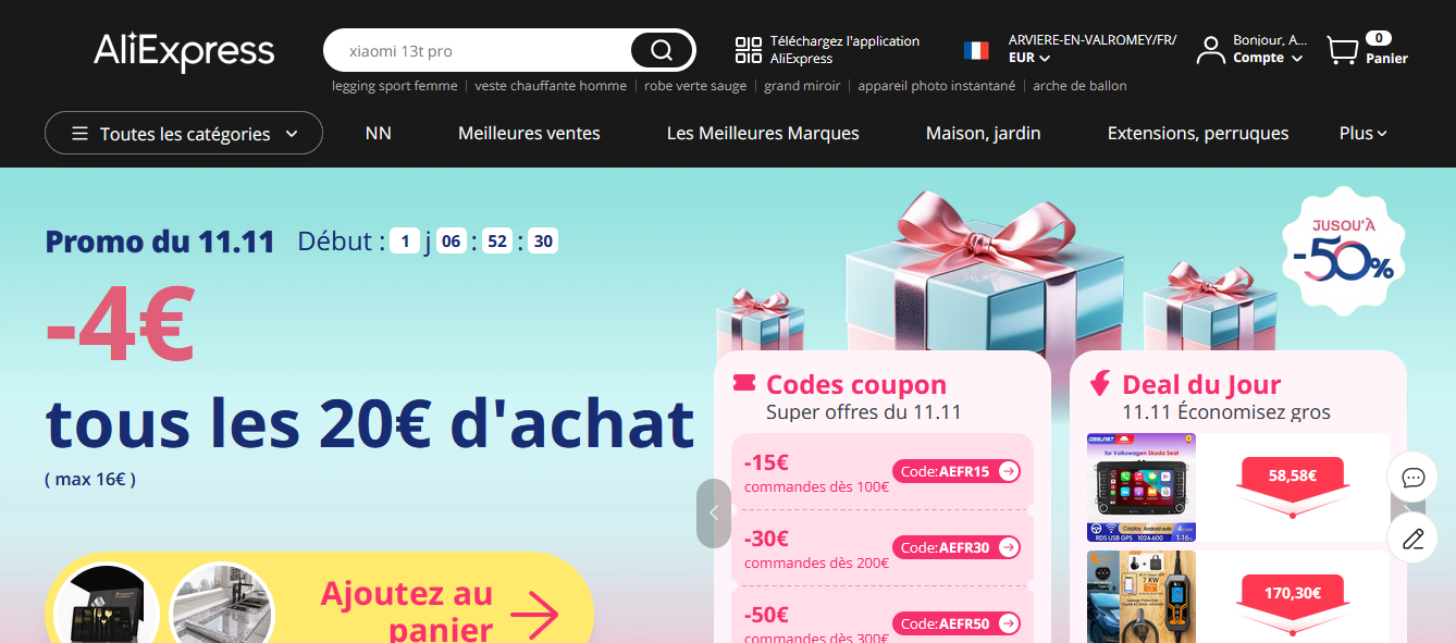 Les Meilleures Offres High-Tech du Single's Day sur AliExpress le 11.11