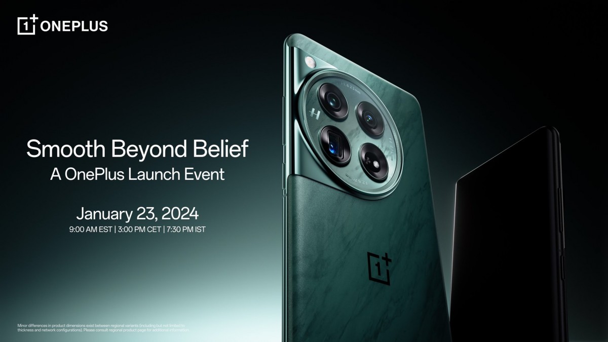 OnePlus 12 : Le Lancement Mondial confirmé pour le 23 janvier 2024