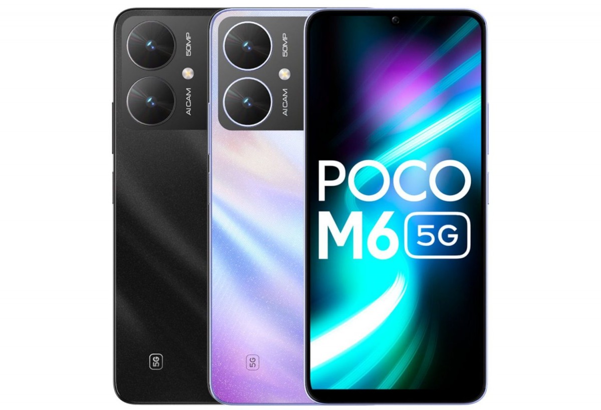 Poco M6 : SoC Dimensity 6100+ et 8 Go de RAM