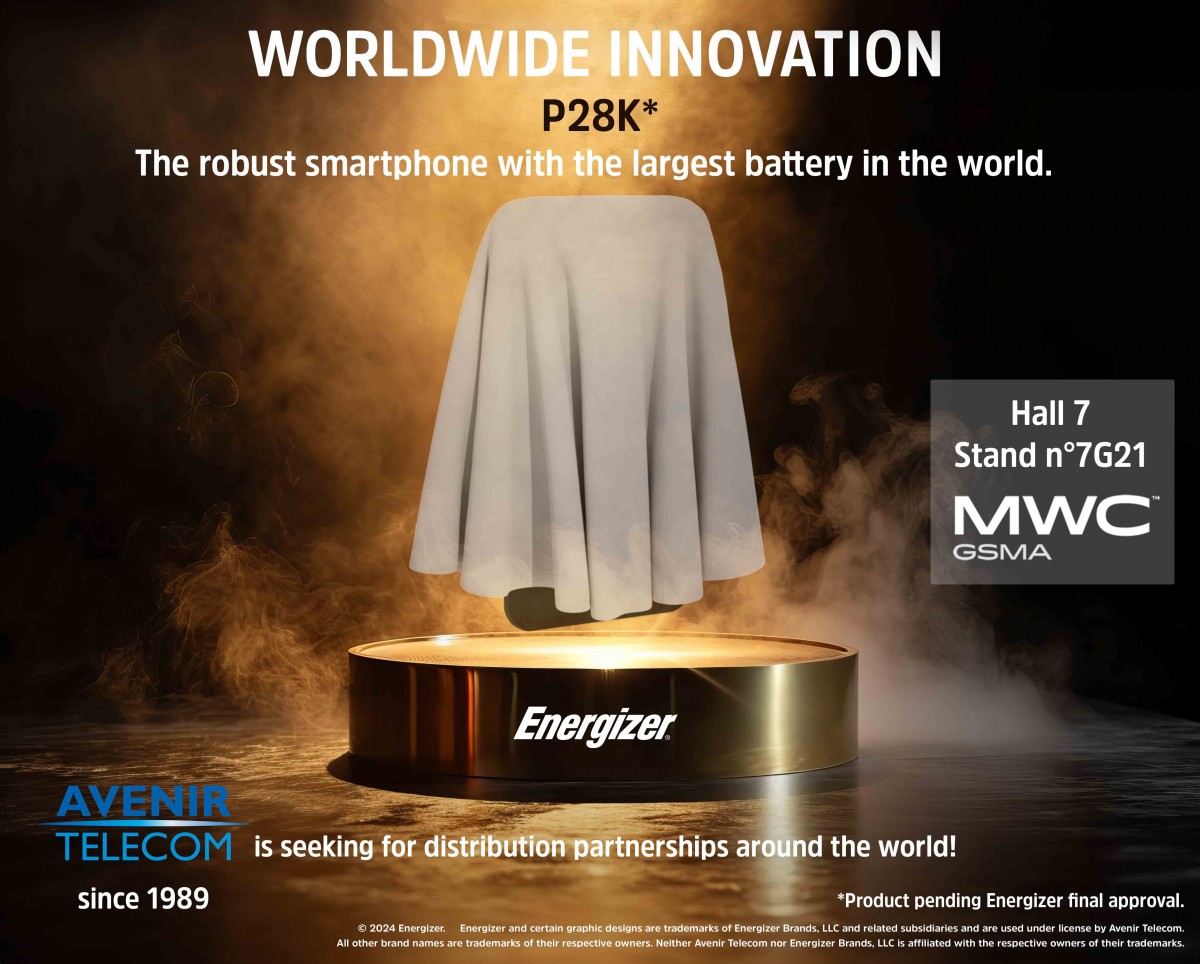 Nouveau Smartphone Energizer avec batterie de 28000 mAh au MWC