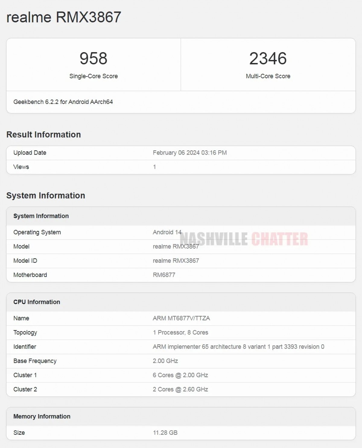 Révélations sur le Realme 12+ 5G : Processeur Dimensity 7050