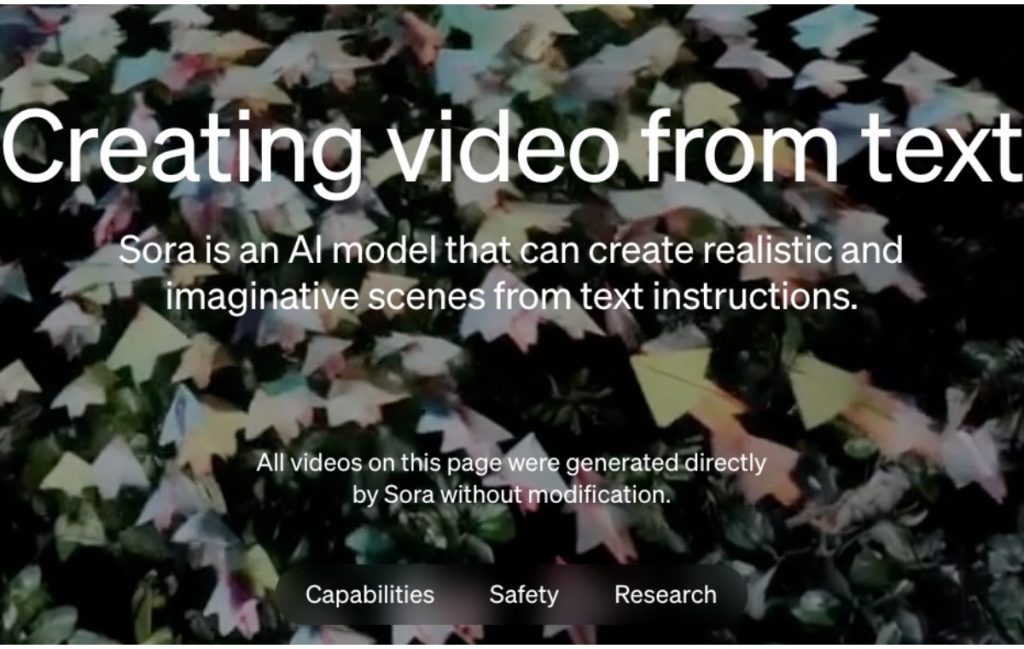 OpenAI Dévoile Sora : Un Nouveau Créateur de Vidéo par l'IA