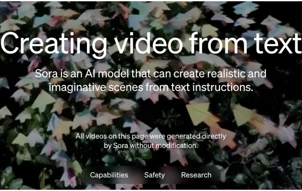 OpenAI Dévoile Sora : Un Nouveau Créateur de Vidéo par l'IA