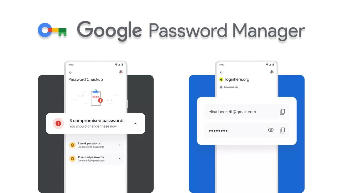 Améliorations du Gestionnaire de Mots de Passe Google