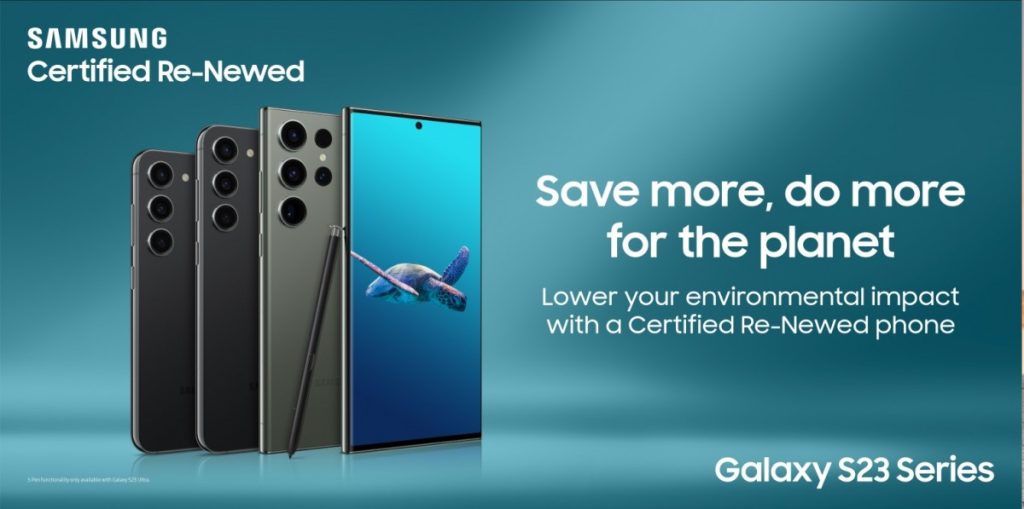 Samsung Introduit la Série Galaxy S23 Reconditionnée