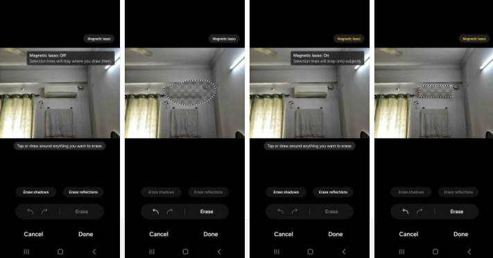 Nouvelles fonctionnalités dans l'Éditeur de Photos Samsung