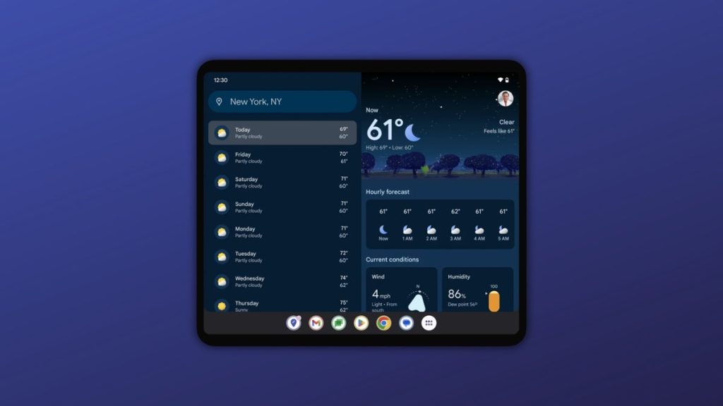 Google Élargit la Disponibilité de son Application Météo Repensée