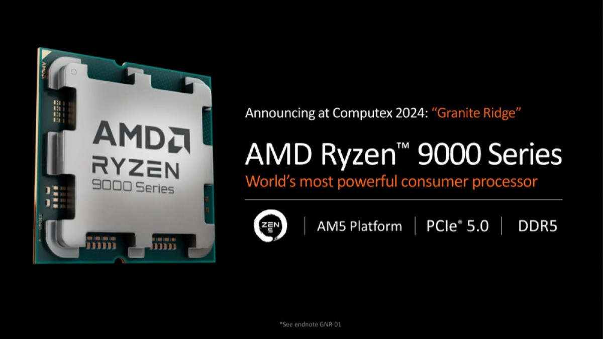 AMD dévoile les processeurs Ryzen 9000 et Ryzen AI 300