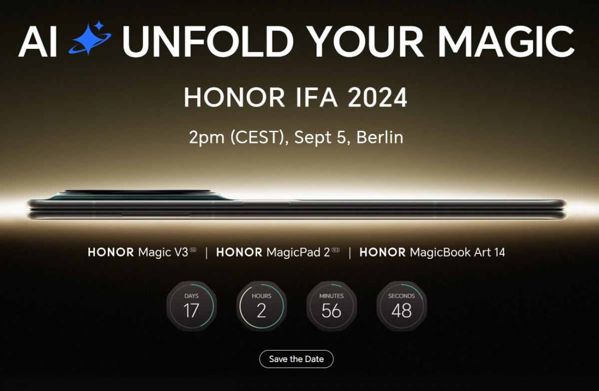 Honor Magic V3 : Un lancement attendu à l'IFA de septembre