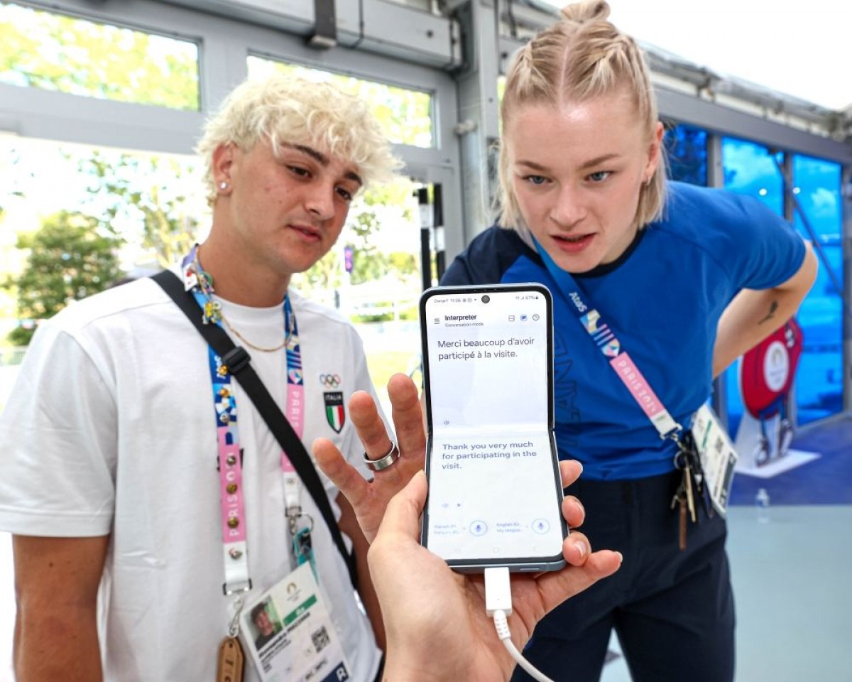 Traduction en Direct : Samsung Révolutionne la Communication aux Jeux Olympiques de Paris